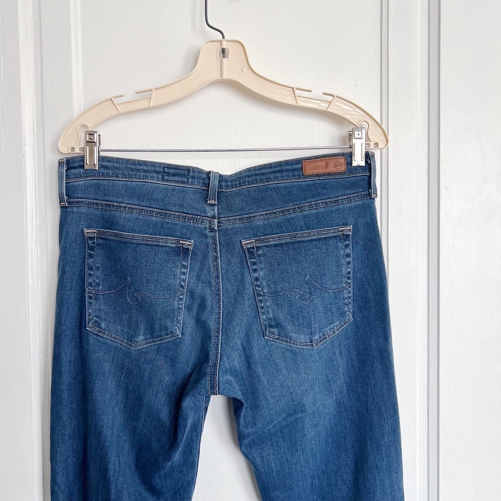 AG • The Harper Essential Straight jean mid rise Interface slim dark wash blue - Picture 9 of 10